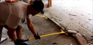 floor removal and replacement in halifax home
