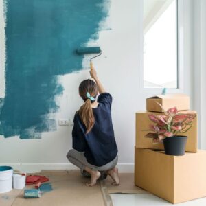 preparing house for painting interior
