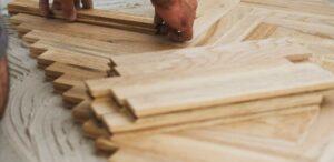 prep for hardwood floor installation
